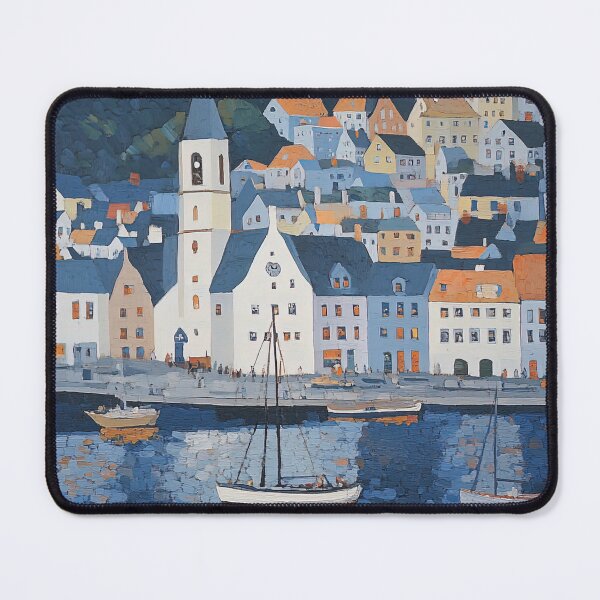 Item preview, Alesund | Post-impressionist painting style designed and sold by ComicsFactory.