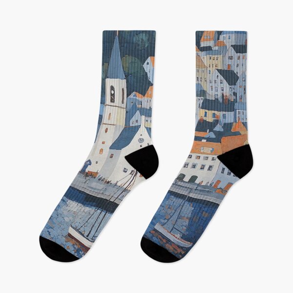 Item preview, Alesund | Post-impressionist painting style designed and sold by ComicsFactory.