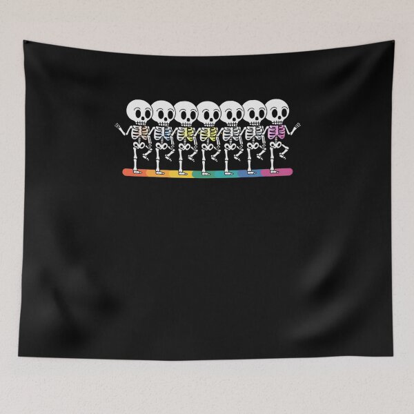 Item preview, GAY LGBT Pride Skeleton Pride LGBT Rainbow Skeleton GAY designed and sold by aidenpier.