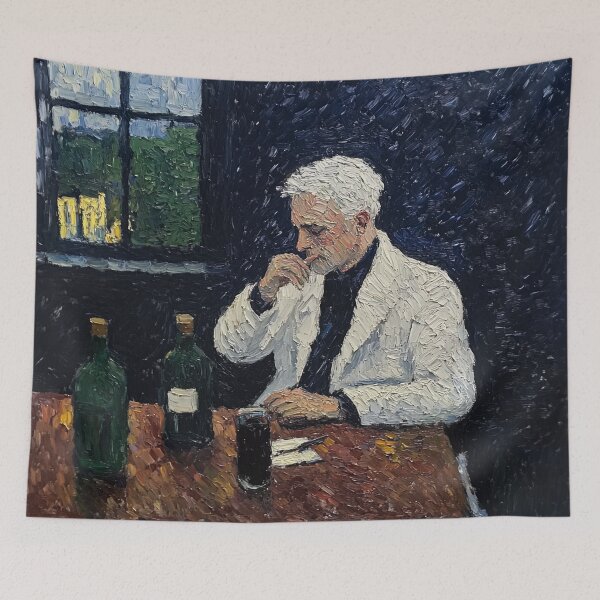 Item preview, Alexander Fleming | Post-impressionist painting style designed and sold by ComicsFactory.