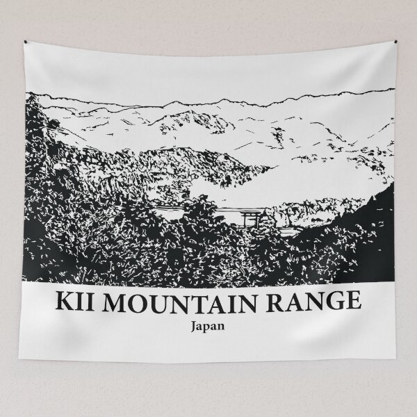 Item preview, Kii Mountain Range - Japan designed and sold by Lakeric Cityscapes.