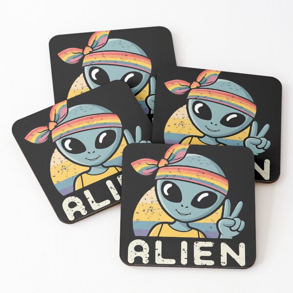 Item preview, Gay Pride Alien Peace Funny Rainbow Flag Lgbt designed and sold by tearbytea.