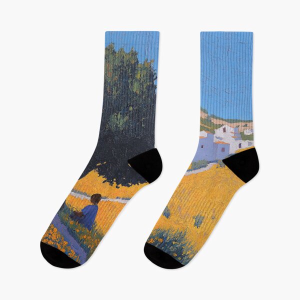 Item preview, Algeria landscape | Post-impressionist painting style designed and sold by ComicsFactory.