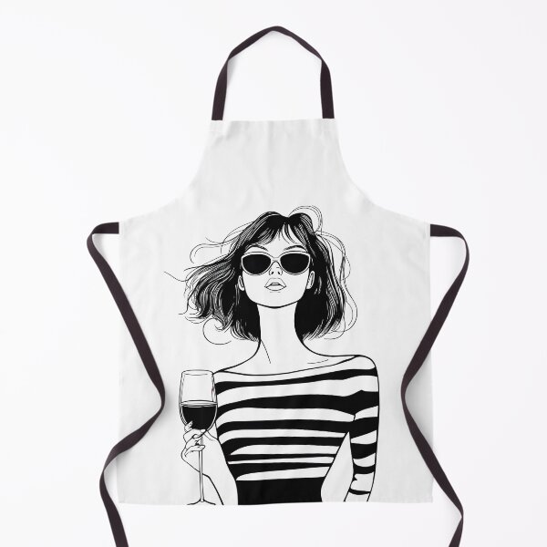 Item preview, Effortless Style: Girl in Stripes designed and sold by Ramona-Gliga.