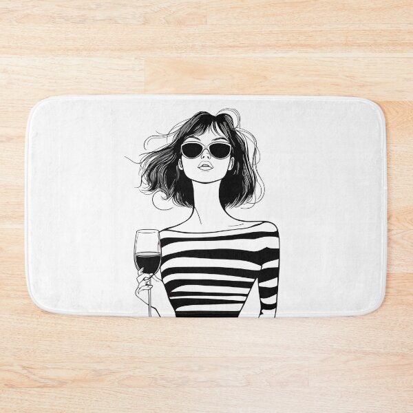 Item preview, Effortless Style: Girl in Stripes designed and sold by Ramona-Gliga.