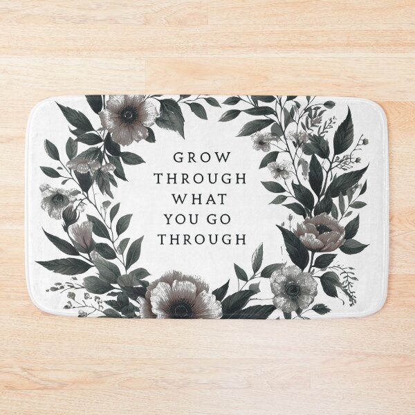 Item preview, Grow though what you go through-  Floral Journals designed and sold by Meemaart.
