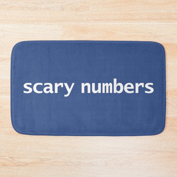Item preview, Scary Numbers designed and sold by ellenhenry.