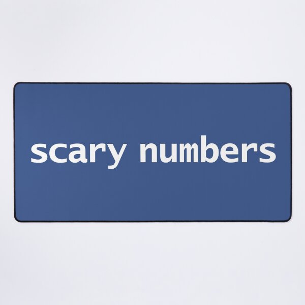 Item preview, Scary Numbers designed and sold by ellenhenry.