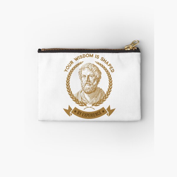 Item preview, Your Wisdom Is Shaped By Experience In Bronze, Ancient Philosopher With Laurel Wreath, Elegant Engraving of Timeless Intellect designed and sold by SplashTastic.