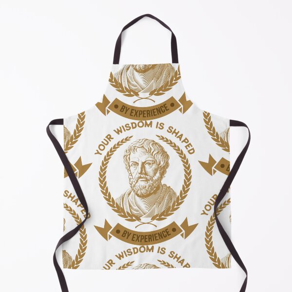 Item preview, Your Wisdom Is Shaped By Experience In Bronze, Ancient Philosopher With Laurel Wreath, Elegant Engraving of Timeless Intellect designed and sold by SplashTastic.