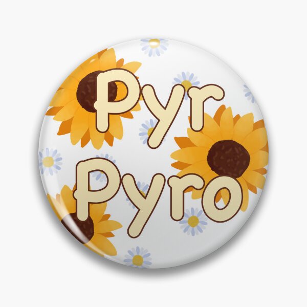 Item preview, Pyr/Pyro Sunflower Pronoun designed and sold by AmazingGRACEful.