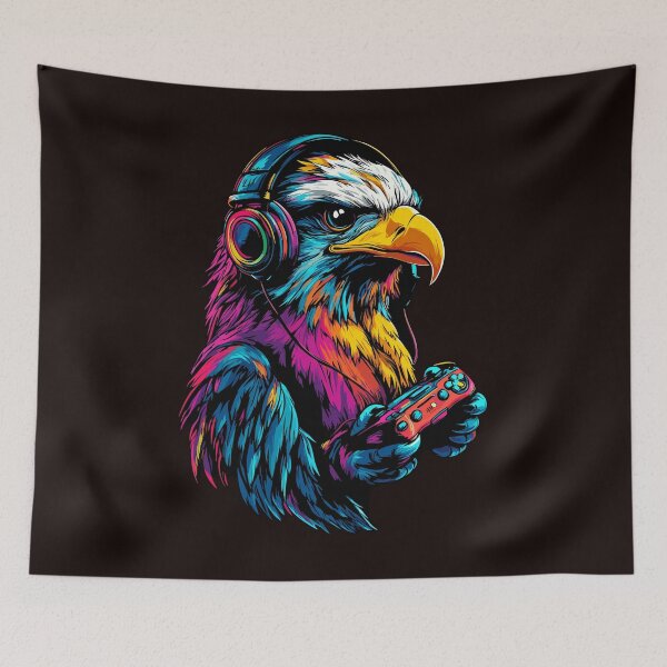 Item preview, Eagle Lovers Gaming Design Splash Art Kids Eagle Designs designed and sold by adsman68.