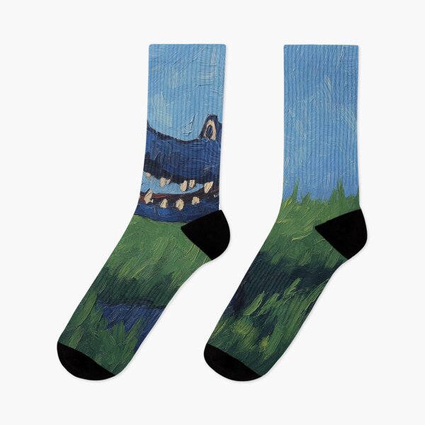 Item preview, alligator | Post-impressionist painting style designed and sold by ComicsFactory.