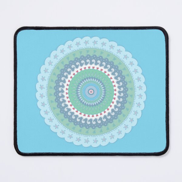 Item preview, Mandala Mint Blue designed and sold by HugSomeNettles.