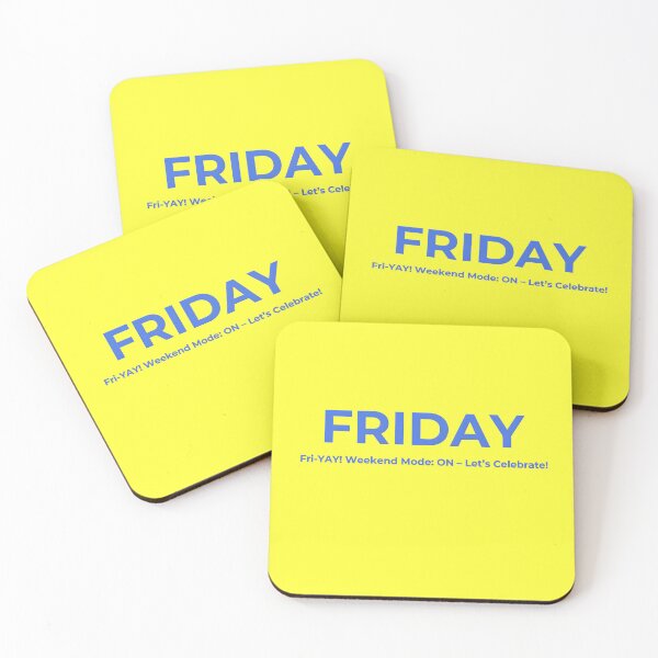 Item preview, Fri-YAY! Weekend Begins – Chill & Celebrate designed and sold by StickPlaza.