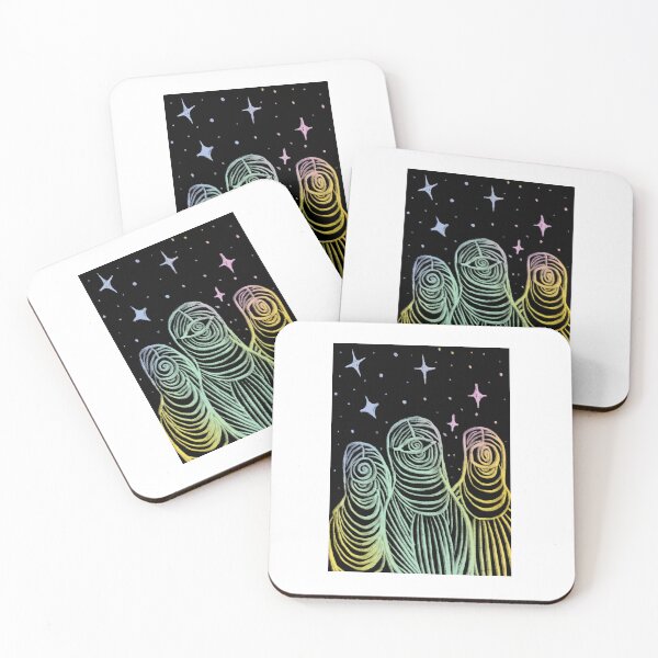 Item preview, Rainbow eye aliens sketch  designed and sold by tenkenryujin.