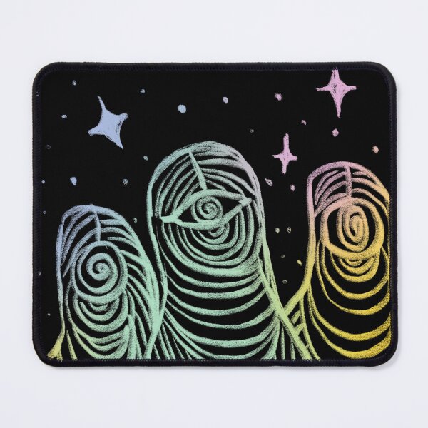 Item preview, Rainbow eye aliens sketch  designed and sold by tenkenryujin.