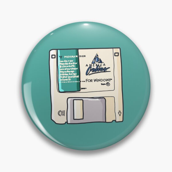 Item preview, Vintage 90s Computer Floppy Disk – Retro Tech Nostalgia designed and sold by cherdrawsthings.