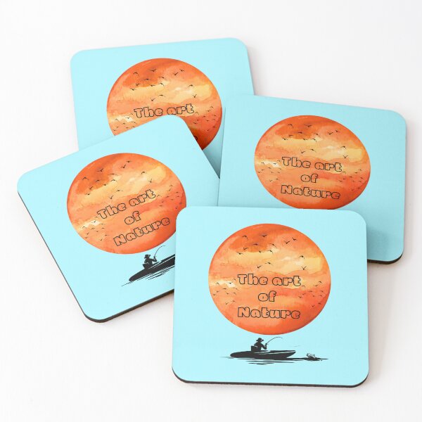 Item preview, Fishing Sunset Nature Art Peaceful Vibes Outdoor Design designed and sold by ExploreAura Studio.