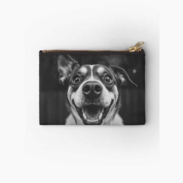 Item preview, Alien Fetch Quest: Dog & UFO Drama in Dramatic Monochrome designed and sold by WAUZ.