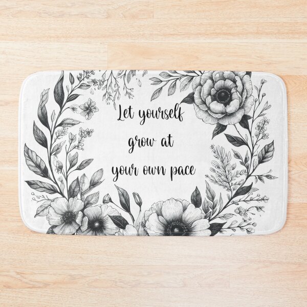Item preview, Let yourself grow at your own pace- Floral Journals designed and sold by Meemaart.