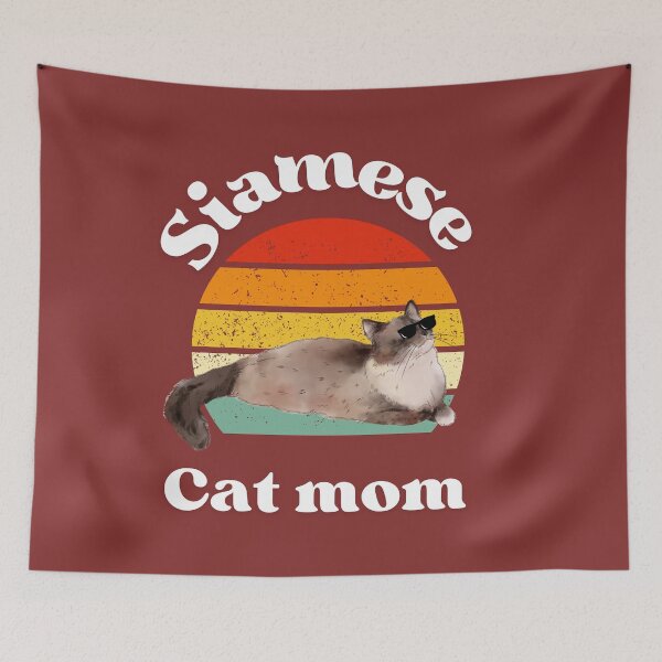 Item preview, Siamese cat mom designed and sold by Fateh-Kro ⭐⭐⭐⭐⭐.