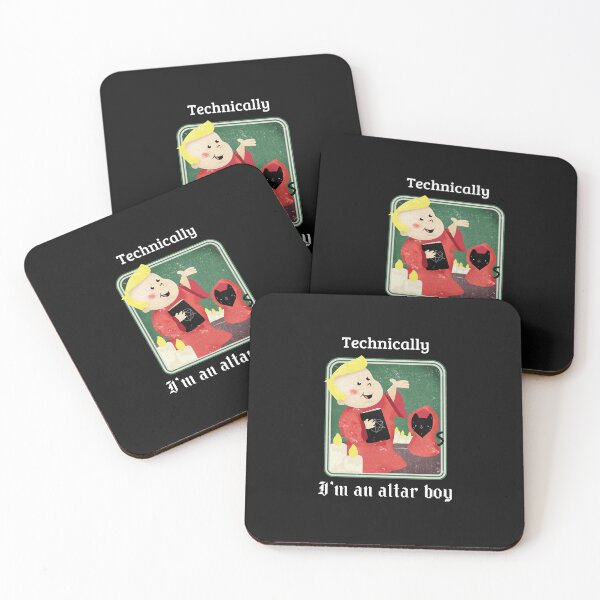 Item preview, Technically, I Am an Altar Boy – Dark Humor Funny Satanic Design designed and sold by Punny Graves.
