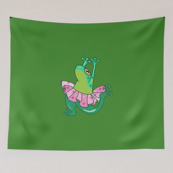 Item preview, frog in tutu designed and sold by voicivoila.