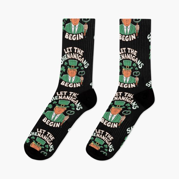 Item preview, Let The Shenanigans Begin Funny Trump St Patricks Day designed and sold by Redgiant87x.