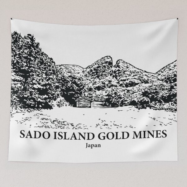 Item preview, Sado Island Gold Mines - Japan designed and sold by Lakeric Cityscapes.