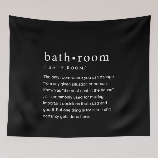 Item preview, Bathroom Definition designed and sold by Alberto Dominguez.