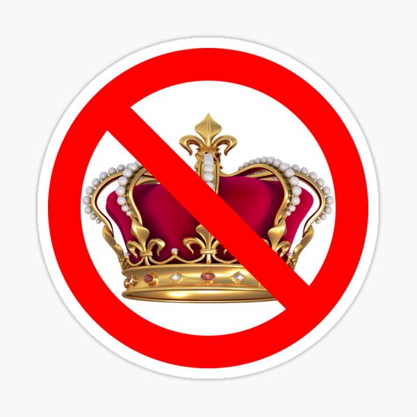 No Kings Sticker