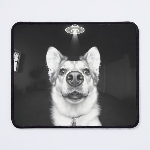 Item preview, Interstellar Pup: Dog vs. UFO in Retro B&W ‘X-Paw-Files’ Evidence designed and sold by WAUZ.