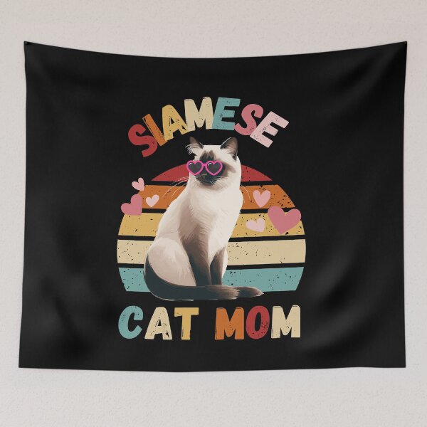 Item preview, Siamese cat mom designed and sold by Fateh-Kro ⭐⭐⭐⭐⭐.