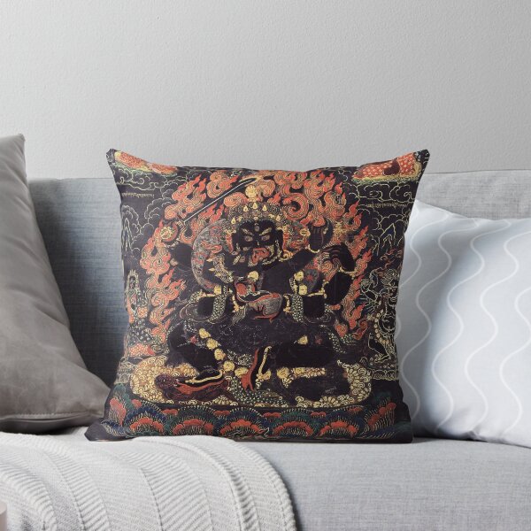 Item preview, Mandala 223 Mahakala Buddhist Protector Chaturbhuja Four hands 1800s designed and sold by GuyBlank.