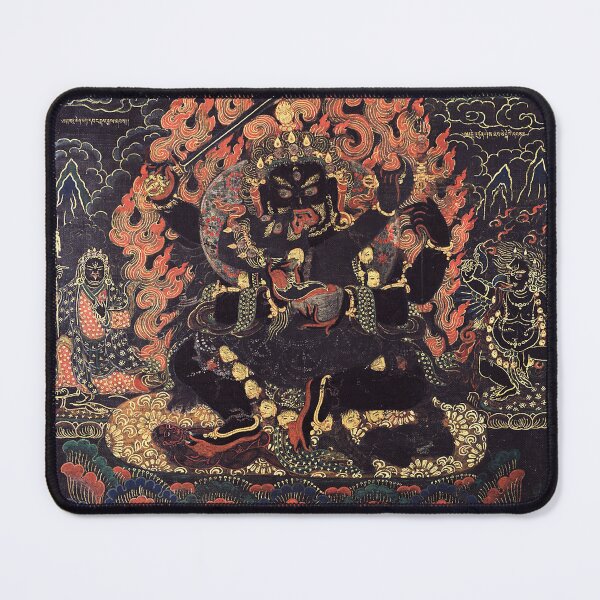 Item preview, Mandala 223 Mahakala Buddhist Protector Chaturbhuja Four hands 1800s designed and sold by GuyBlank.