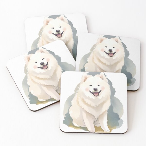 Item preview, Watercolour Samoyed designed and sold by TheresaNicole.