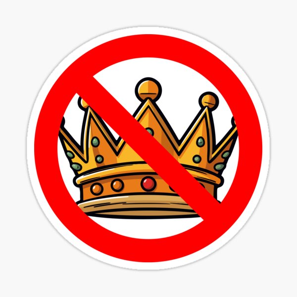 No Kings Sticker