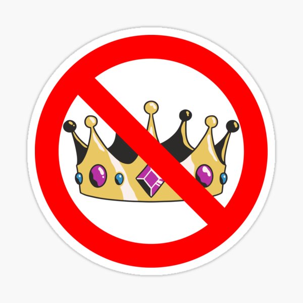 No Kings Sticker