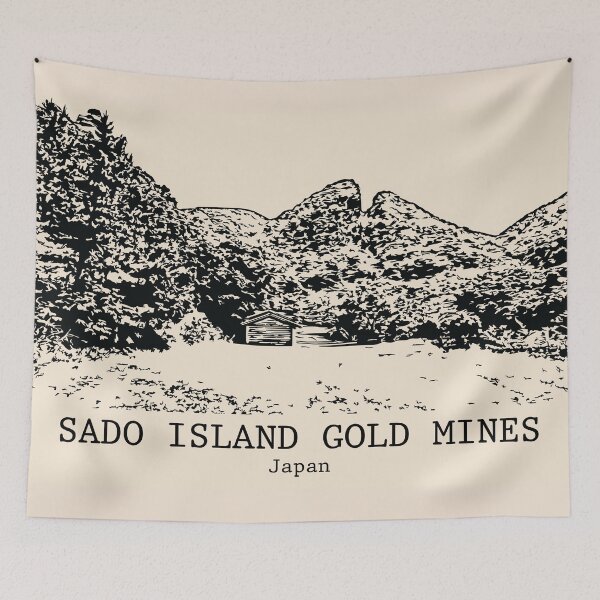 Item preview, Sado Island Gold Mines - Japan designed and sold by Lakeric Cityscapes.