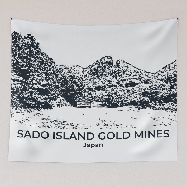 Item preview, Sado Island Gold Mines - Japan designed and sold by Lakeric Cityscapes.