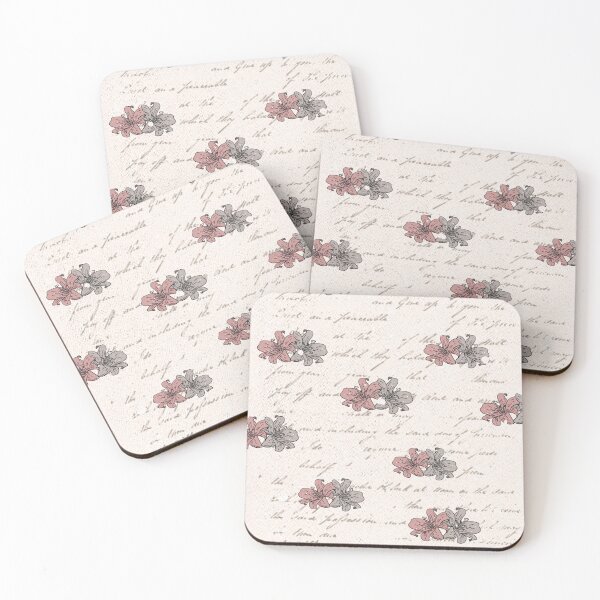 Aperçu de l'œuvre Motifs lys vintage fond blanc créée et vendue par Aurélia  Mahé.