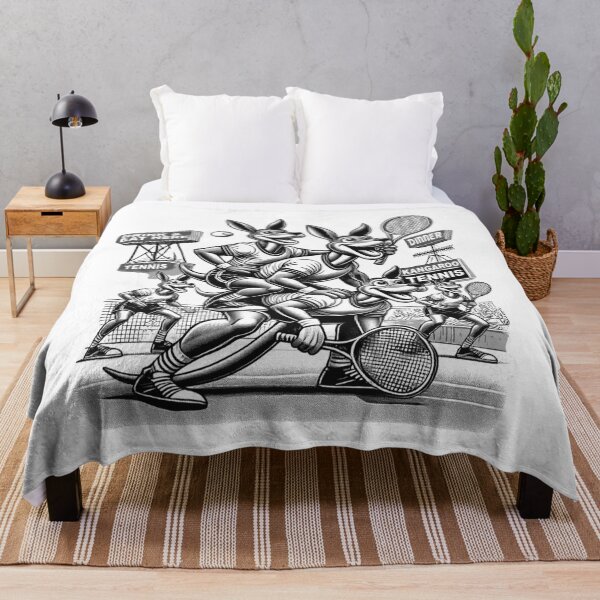 Item preview, kangaroos playing tennis designed and sold by 8Totem.