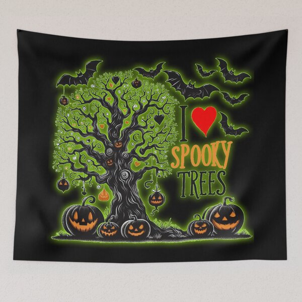 Item preview, I Love Spooky Trees designed and sold by Tenpaces.