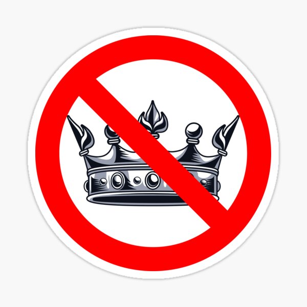 No Kings Sticker
