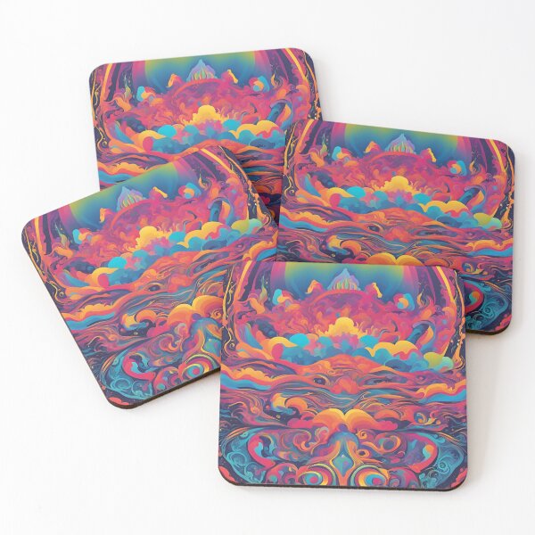 Item preview,  Trippy Psychedelic Pattern – Groovy Abstract Optical Illusion Design designed and sold by LemonHorse.