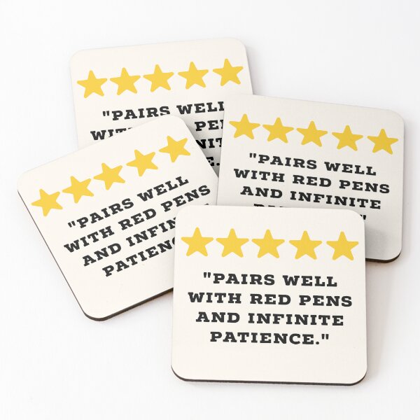 Item preview, Teacher Reviews Funny 5 Star Review #2 designed and sold by Jollys-ArtShop.