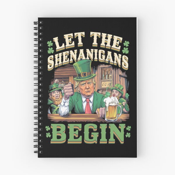 Item preview, Let The Shenanigans Begin Funny Trump St Patricks Day designed and sold by Redgiant87x.