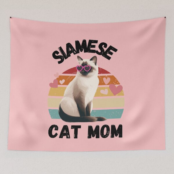 Item preview, Siamese cat mom designed and sold by Fateh-Kro ⭐⭐⭐⭐⭐.