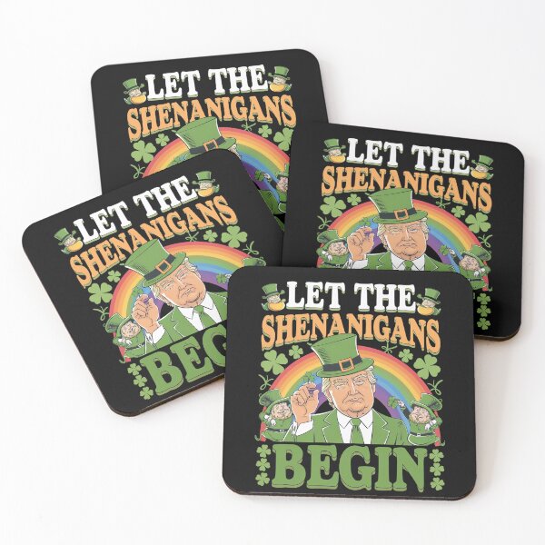 Item preview, Let The Shenanigans Begin Funny Trump St Patricks Day designed and sold by Redgiant87x.